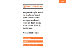 Tablet Screenshot of jekuntmeer.nl